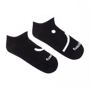 Členkové ponožky smajlík čierne