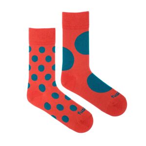 Ponožky Diskoš terakoto