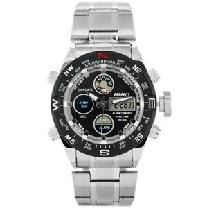 Pánske hodinky PERFECT ZEUS - A890 (zp257a) - silver skl.