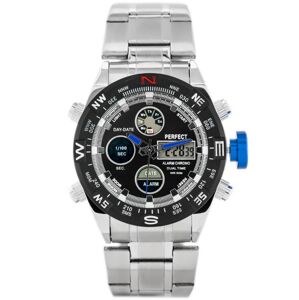 Pánske hodinky PERFECT ZEUS - A890 (zp257d) - silver/blue