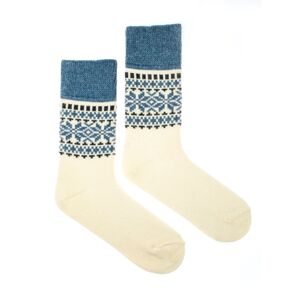 Vlnené ponožky merino Vlnáč Dvojvločka modroantracitový