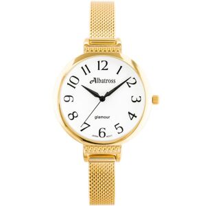 Dámske hodinky  ALBATROSS ABBC22 (za544a) gold / white