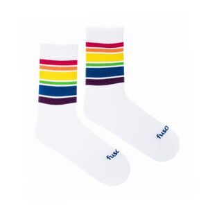 Ponožky Dúha biele