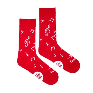 Ponožky Viva musica červené 21