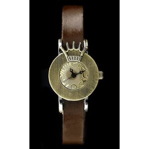 Dámske hodinky  TAYMA - RETRO PUNK 28 - hnedé (zx585d)