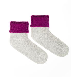Vlnené ponožky Vlnáč Kožuch fialový