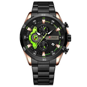 Pánske hodinky CURREN 8402- CHRONOGRAF (zc029c) + BOX