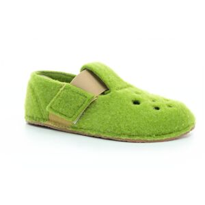 papuče Pegres BF04 zelená filcová 24 EUR