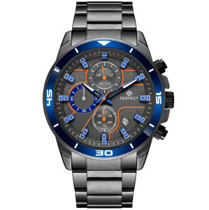 Pánske hodinky PERFECT CH02M - CHRONOGRAF (zp356j) + BOX