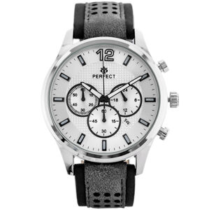 Pánske hodinky PERFECT CH01L - CHRONOGRAF (zp354f) + BOX