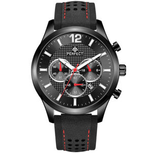 Pánske hodinky PERFECT CH01L - CHRONOGRAF (zp354i) + BOX