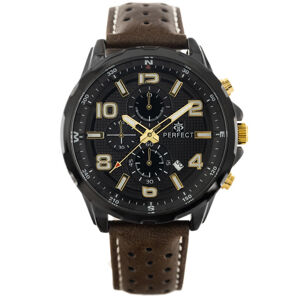 Pánske hodinky PERFECT CH05L - CHRONOGRAF (zp353i) + BOX