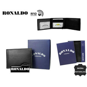 Malá kožená pánska peňaženka bez zapínania - Ronaldo