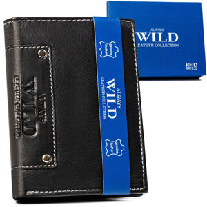 Pánska kožená peňaženka bez vonkajšej spony - Always Wild