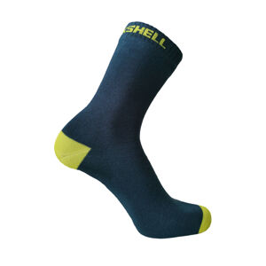 vodeodolné ponožky DexShell Ultra Thin Crew Navy-lime Veľkosť ponožiek: 43-46 EU EUR