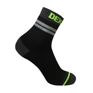 vodeodolné ponožky DexShell Provisibility Cycling Sock Grey Stripe Veľkosť ponožiek: 43-46 EU EUR