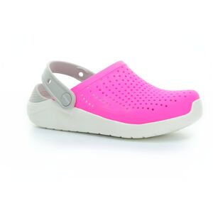 papuče Crocs Literide Clog Electric Pink/White 33 EUR