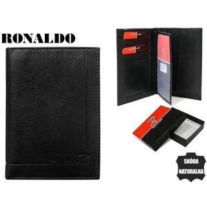 Pánska kožená peňaženka bez zapínania - Ronaldo