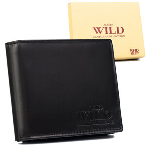 Priestranná, kožená pánska peňaženka s vreckom na registračný preukaz - Always Wild