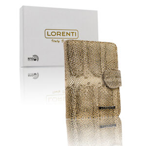 Dámska kožená peňaženka s RFID systémom Protect— Lorenti