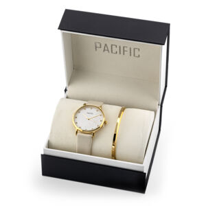 Dámske hodinky PACIFIC X6183 - komplet prezentowy (zy731a)