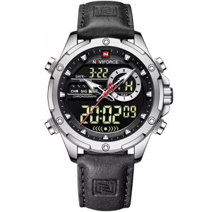 Pánske hodinky NAVIFORCE NF9208 S/B/B - CHRONOGRAF + BOX