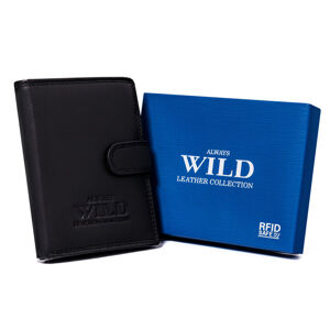 Veľká, vertikálna pánska kožená peňaženka - Always Wild