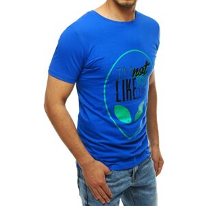 Pekné modré pánske tričko RX4156