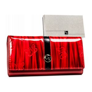 Veľká dámska peňaženka vyrobená z lakovanej kože - 4U Cavaldi