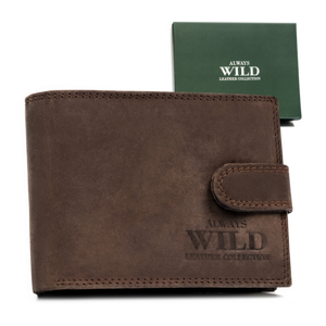 Klasická, kožená pánska peňaženka so zapínaním - Always Wild