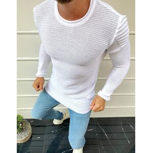 Pánsky sveter v bielom prevedení.