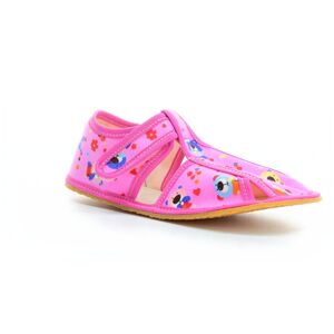 Baby Bare Shoes papuče Baby bare Pink Teddy 23 EUR
