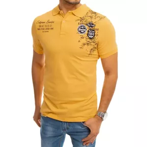 Pánske POLO tričko v žltom prevedení.