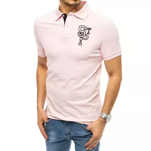 Pánske POLO tričko ružovej farby.