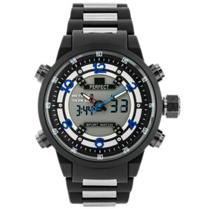 Pánske hodinky PERFECT A879 - DUAL TIME (zp224d)