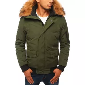 Zelená zimná bunda