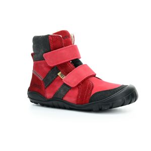 Koel4kids Milo Hydro TEX Red zimné barefoot topánky 28 EUR