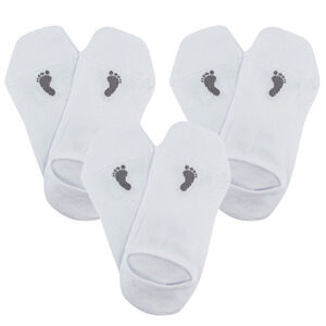 Ponožky Voxx Barefoot sneaker biela, 3 páry Veľkosť ponožiek: 39-42 EU EUR