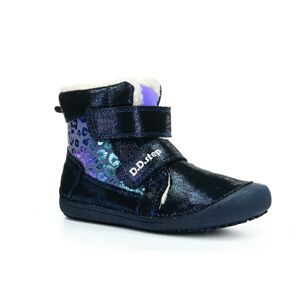 D.D.Step W063-356A modré zimní barefoot boty 26 EUR