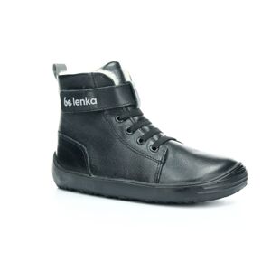 Be Lenka Winter Kids All Black zimné barefoot topánky 26 EUR