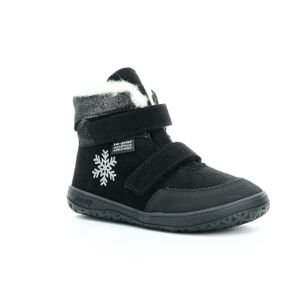 Jonap Jerry zima černá devon vločka vlna barefoot boty 29 EUR