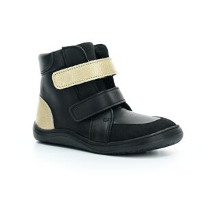 Baby Bare Shoes Baby Bare Febo Winter Black/Gold (s membránou/Asfaltico) zimní barefoot boty 30 EUR