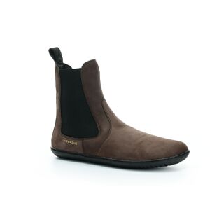Groundies Camden Dark Brown kotníkové barefoot boty 40 EUR