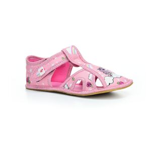 EF Barefoot papuče Ef Pink Unicorn otvorené 33 EUR