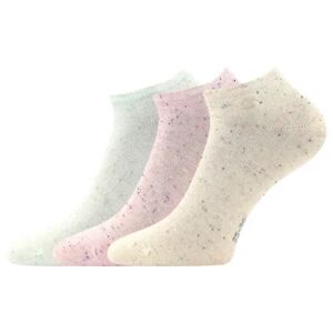 VoXX bavlněné nízké ponožky Nopkana mix B, 3 páry Veľkosť ponožiek: 39-42 EU EUR