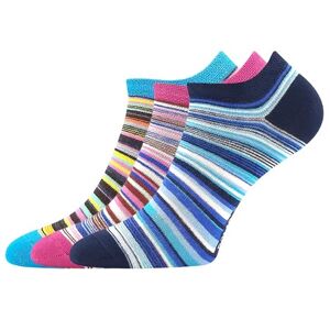 VoXX bavlněné nízké ponožky Piki 75 mix A, 3 páry Veľkosť ponožiek: 35-38 EU EUR