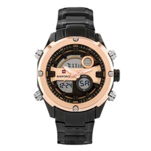 Pánske hodinky NAVIFORCE GLOCK - (zn039d) - black/rosegold