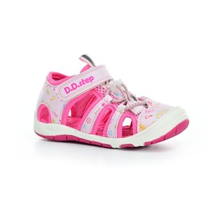 D.D.Step G065-41329D tmavě růžové barefoot sandály 31 EUR