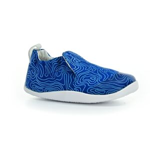 Bobux Scamp Organic Snorkel Blue topographic barefoot topánky 21 EUR