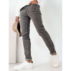 Pánske tmavošedé džínsové nohavice Dstreet UX4240